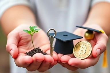 Symbols of opportunity, growth, and future success for youth.